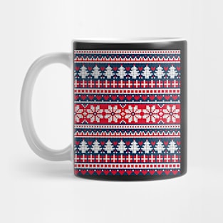 Cross Stitch Christmas Mug